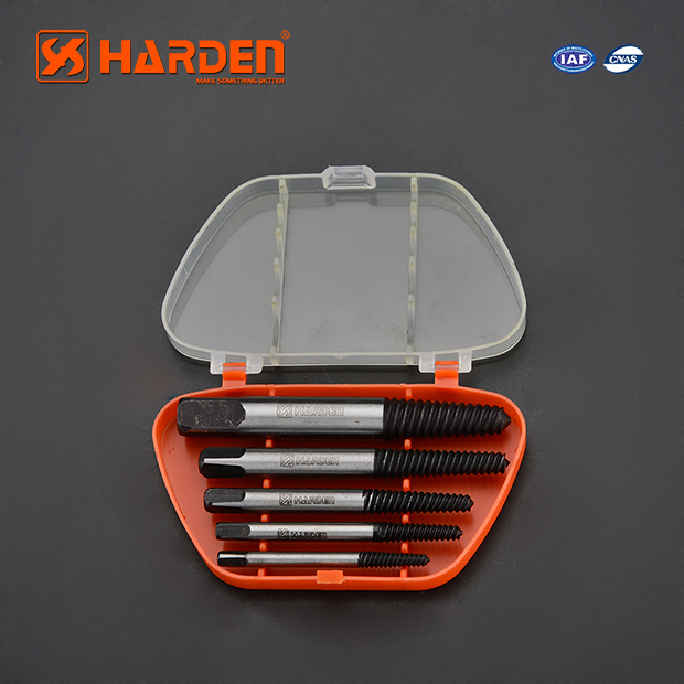 610555- Harden 5Pc Screw Extractor Set