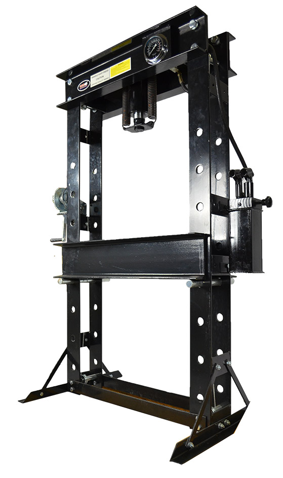 50055 - Premium H-Frame 50 Ton Shop Press With 2 Speed Pump