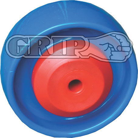 52173 Grip 100mm  200kg Blue Nylon Wheel 10mm Axle Diameter