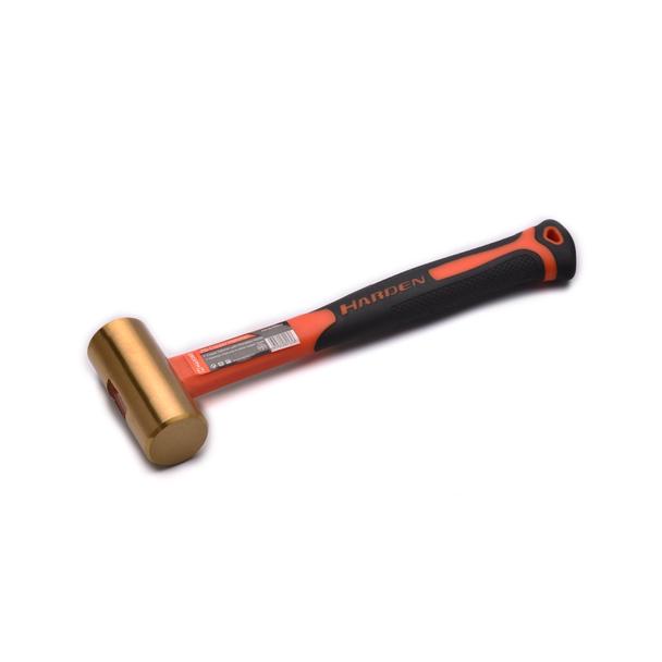590456- Harden 1kg (2lb) Fiberglass Handle Copper Hammer