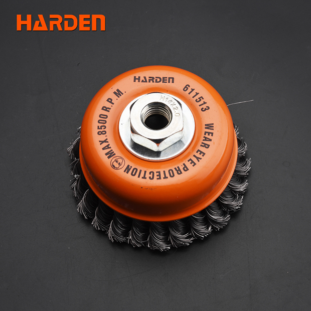 611513- Harden Cup Twist Wire Brush 100MM (14X2)