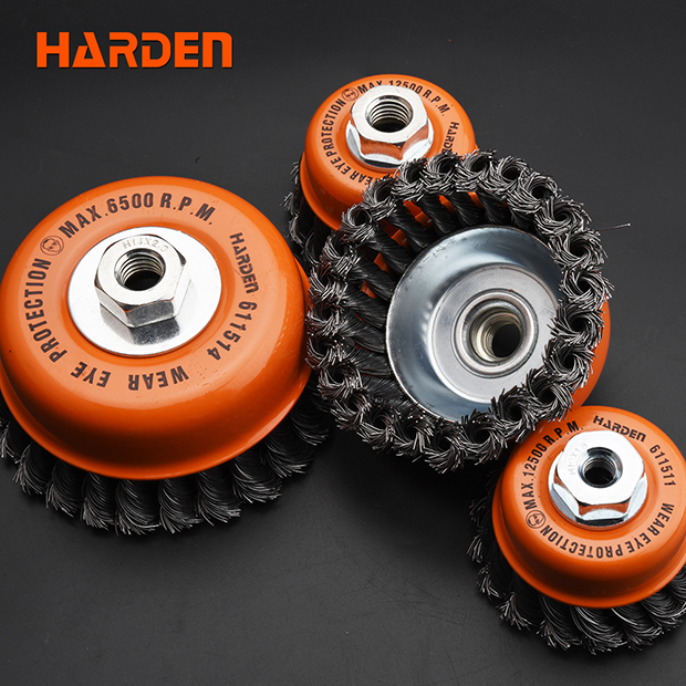611514- Harden Cup Twist Wire Brush 125mm (14x2)