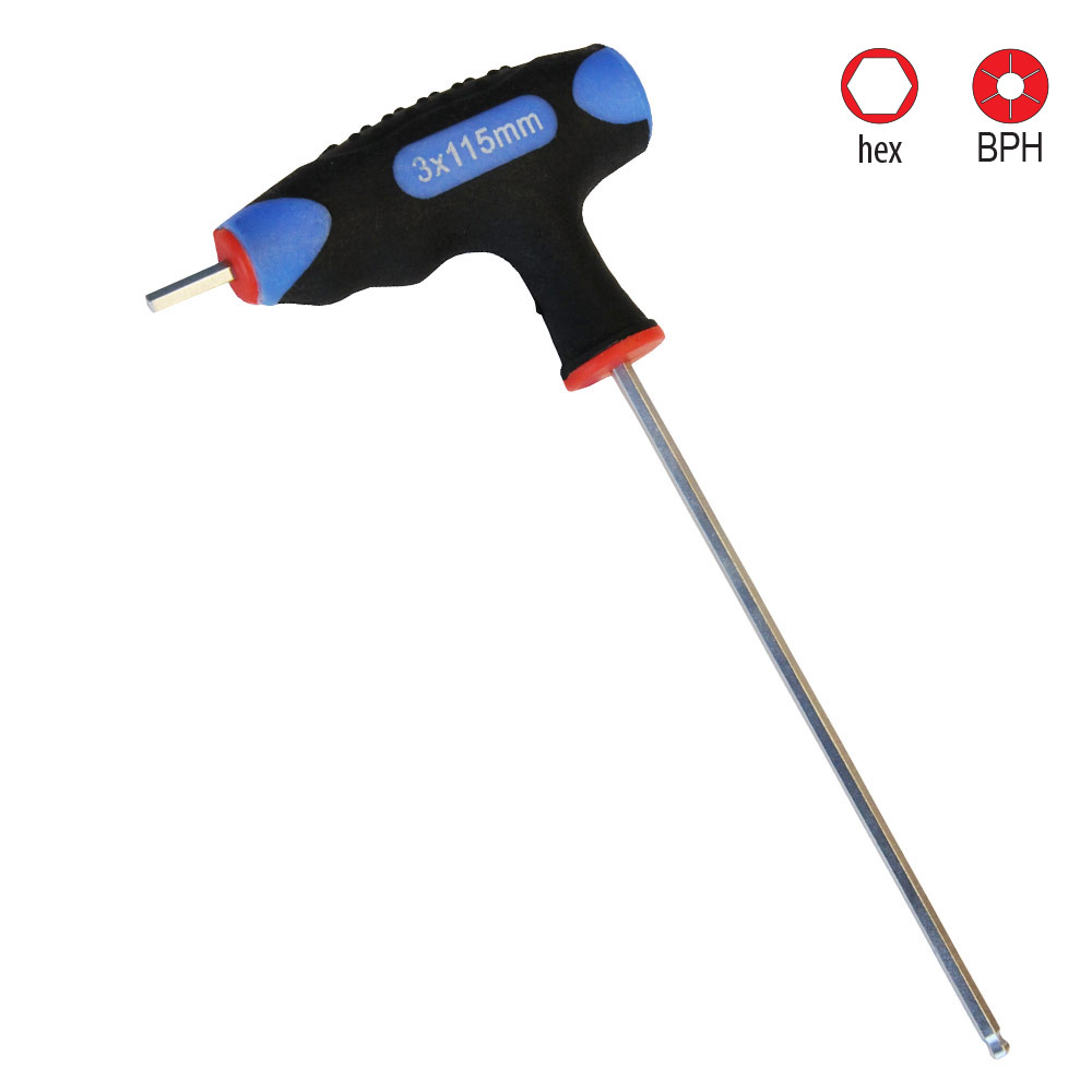 A71342 - T-Handle Ball Point Hex Key 2.5mm