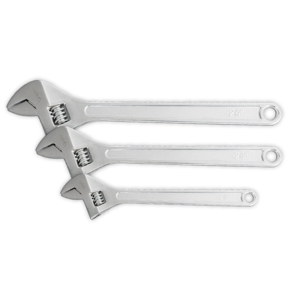 87030 - 7 Pc Jumbo Adjustable Wrench Set