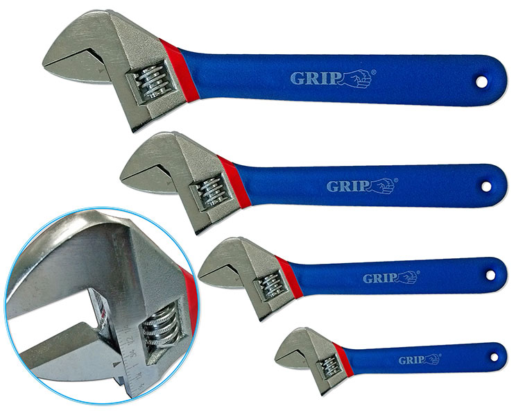 87042 - 4 Piece Adjustable Wrench Set