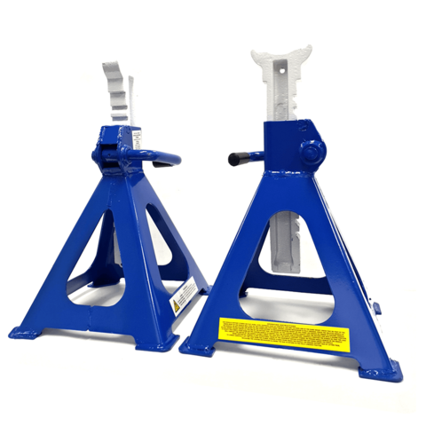 A19043 AuzGrip Industrial 8000kg Ratchet Type Vehicle Support Stands
