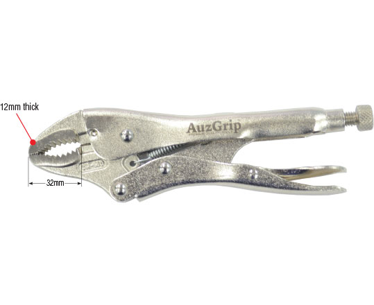 A56040 - Locking Pliers Curved Jaw 250mm
