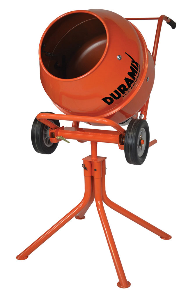 DMHM22-DURAMIX PORTABLE 3.5CF CEMENT MIXER ON STAND