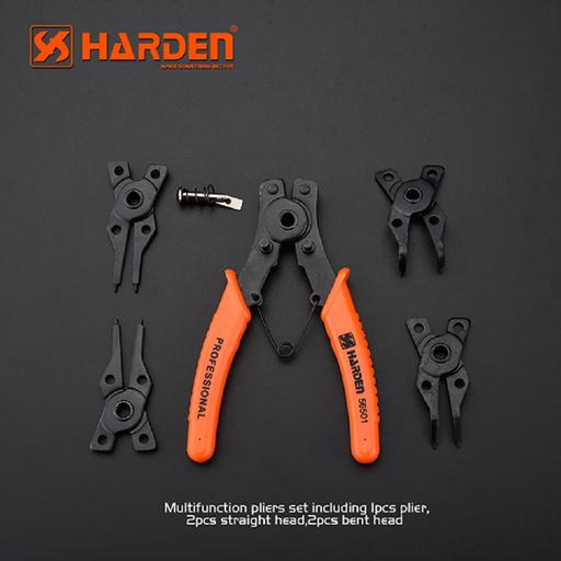 560501-Harden 5 piece multi-function Circlip plier set
