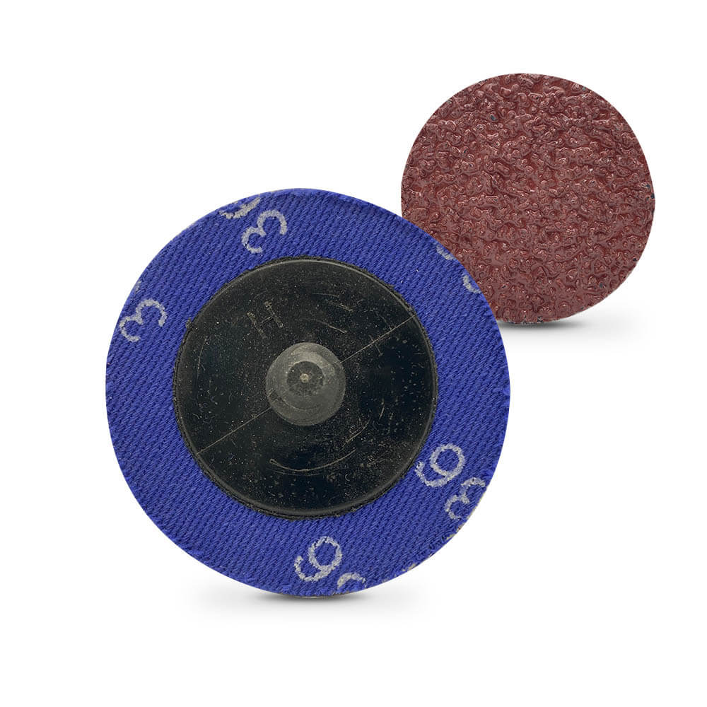 INARRD5036 - 50mm 36 Grit Aluminium Oxide Roloc Style Sanding Disc, 50 Pcs