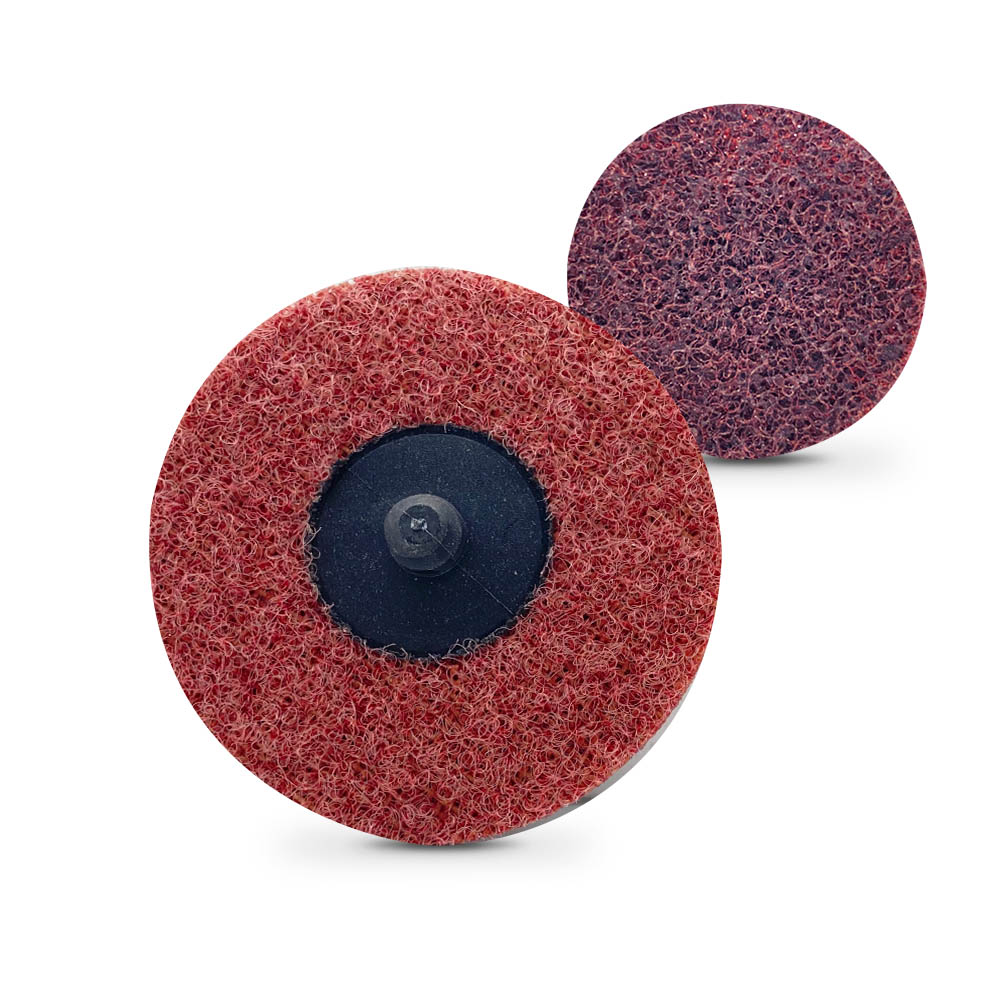 INSPM50 - 20 Pcs 50mm Roloc Style Red Surface Preparation Discs Medium