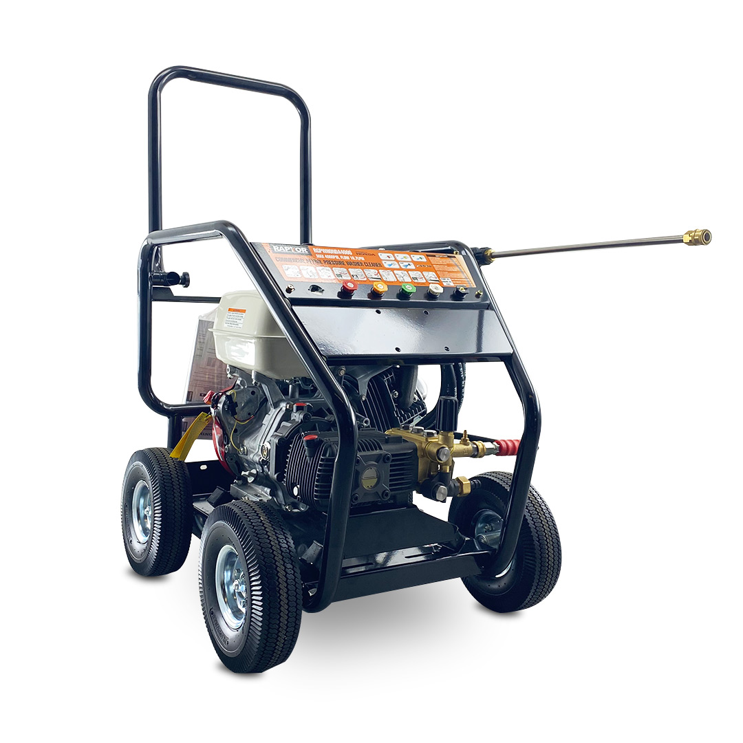 RGPWHONDA4000- RAPTOR 4000PSI 17 LPM 13HP PETROL COMMERCIAL PRESSURE CLEANER WITH GEARBOX REDUCTION PUMP