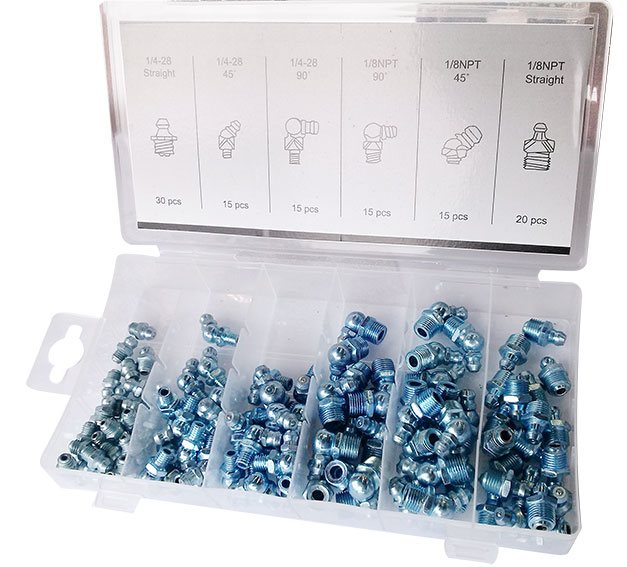 43137 - Hydraulic Grease Fitting Assortment Metric