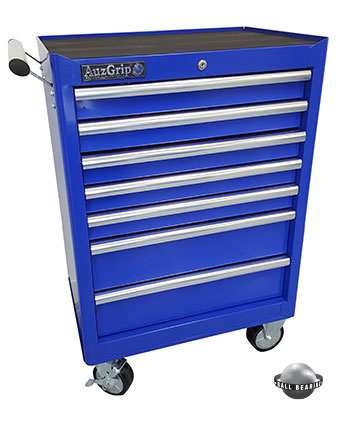 A00062 - 7 Drawer Roller Cabinet Blue
