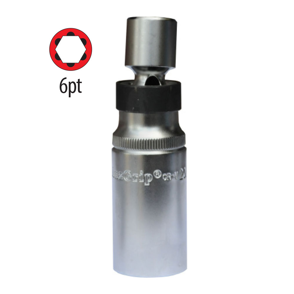 A75479 - 3/8" Sq. Dr. Swivel Magnetic Spark Plug Socket 20.6mm