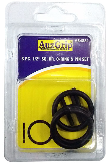 A84880  - 3 Pc 1/2" Sq. Dr. O-Ring & Pin Set