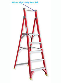 ST11306 - 1.8m Fibreglass Platform Ladder
